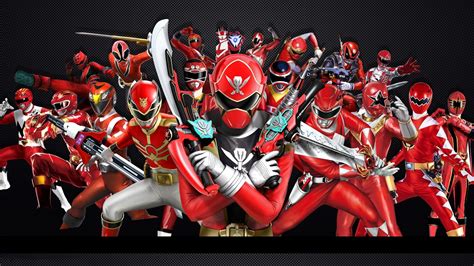Power Rangers Dino Thunder Red Wallpapers Wallpaper Cave