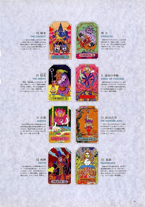 All Tarot Cards Jojo It Is A Shonen Meaning Boy S Cartoon Series In English