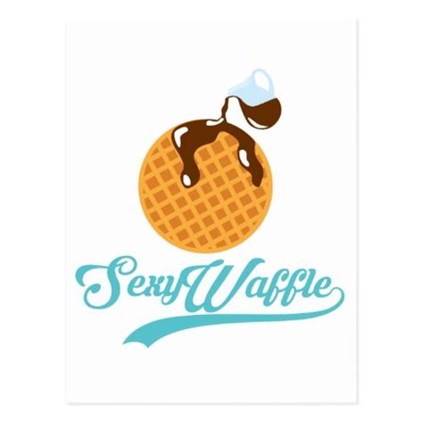 Sexy Waffle Poster Postcard Zazzle