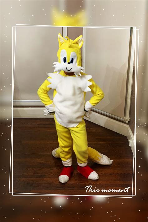 Tails The Fox Costume Sonic The Hedgehog Diy Homemade Halloween Costume Sonic The Hedgehog