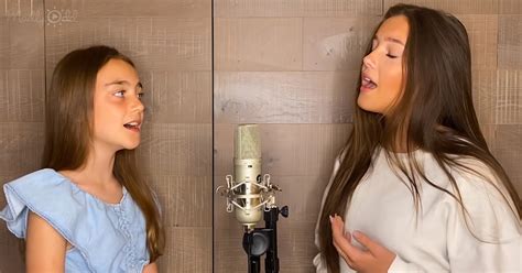 ‘the Voice Star Lucy Thomas And Sister Sing A Powerful Rendition Of Sarah Mclachlans ‘in The