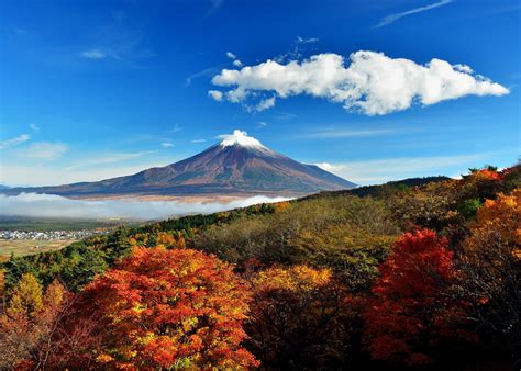 Nature Landscape Mountain Japan Wallpapers Hd Desktop