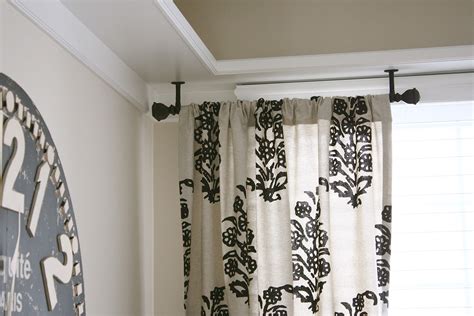 Ceiling Mount Curtain Rod Ideas Homesfeed