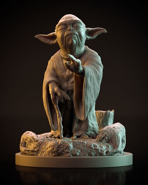 Master Yoda 3d Print Project On Behance