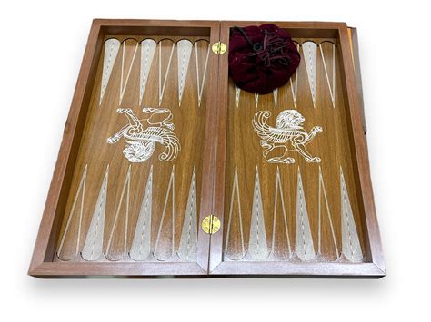 Joc De Table Backgammon Luxury Lemn Masiv