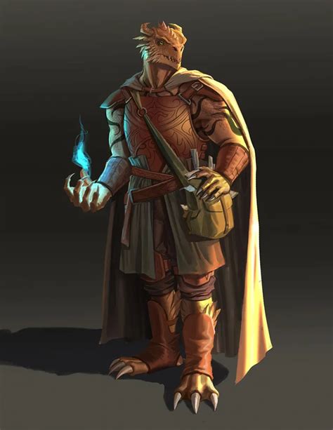Rf Brokul Edthan The Dragonborn Warlock Characterdrawing Dungeons