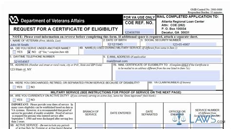 Learn How To Fill The Va Form 26 1880 Form Request For A