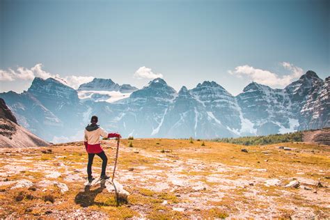 Man Standing On Top Of Mountain · Free Stock Photo