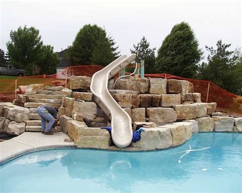 Pool Slides For Inground Pools Swimming Pools Photos