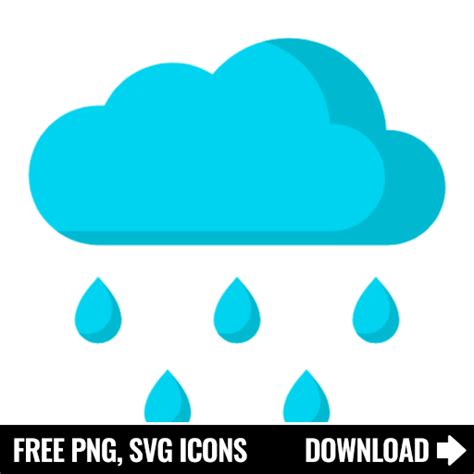 Free Rain Cloud Svg Png Icon Symbol Download Image