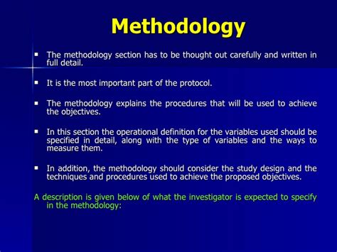 005 example of methodology for research paper proposal. Writing A Health Research Proposal