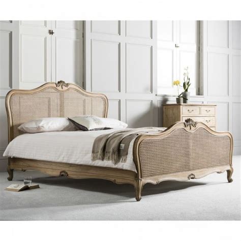 Gallery cane beds are expertly decorated with woven cane, creating a natural, boho, or coastal aesthetic. Chic Cane Bed (Weathered) BF012 - Lock Stock & Barrel