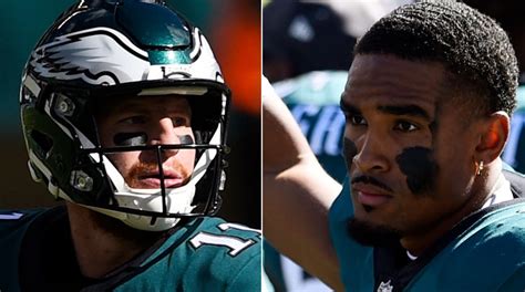 Eagles Fans Call For Jalen Hurts To Replace Carson Wentz After