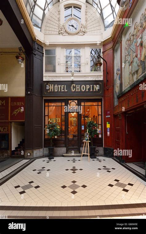 Hotel Chopin Paris France Stock Photo Alamy