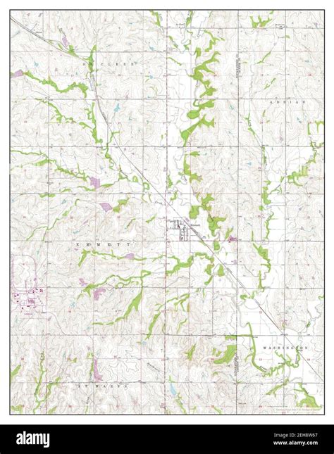 Emmett Kansas Map 1964 124000 United States Of America By Timeless