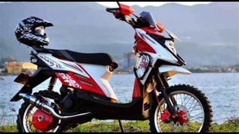 Modifikasi Motor Matic Yamaha X Ride