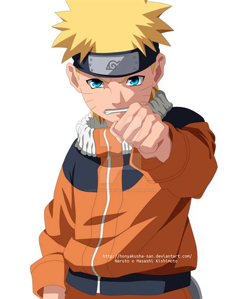 Secret • naruto official character data book: Naruto Uzumaki - render version by HonYakusha-san on ...