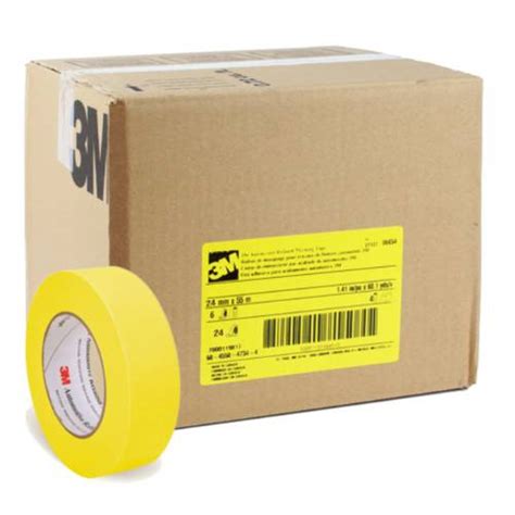 3m 06653 10 Yellow Automotive Masking Tape Case Of 36