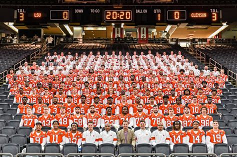 Media Day And Team Picture National Championship Week Clemson Tigers