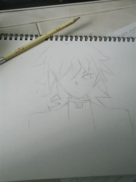 drawing of Giyuu | Fandom