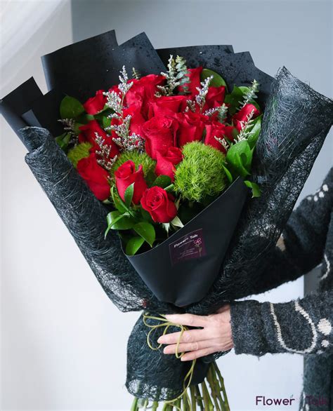 Romantic Red Rose Hand Bouquet In Duluth Ga Flower Talk
