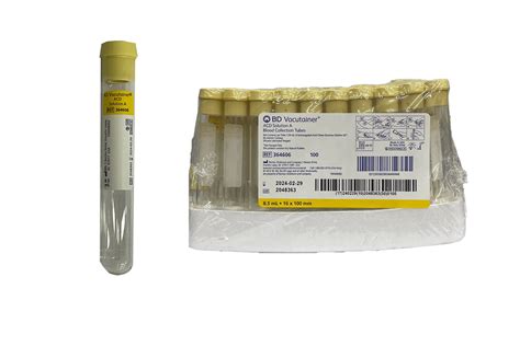 Acd Solution Vacutainer X Mm Ml Promed Warehouse