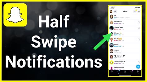 How To Do Snapchat Half Swipe On Notifications Youtube