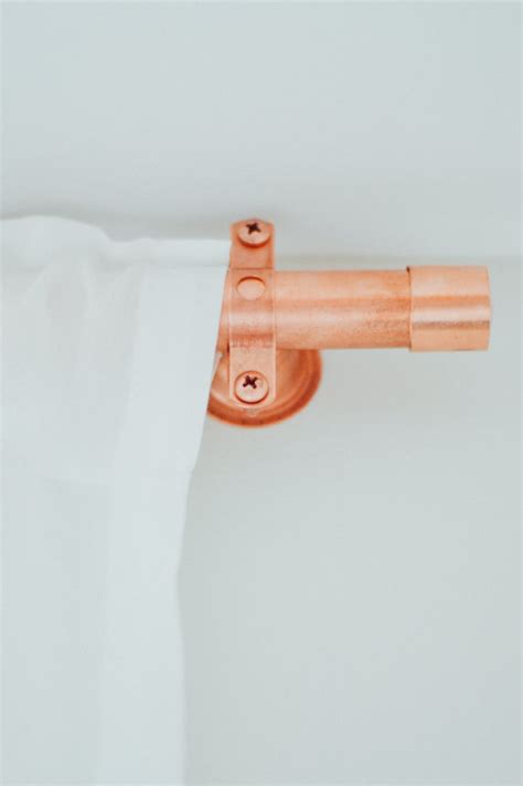 Diy Copper Curtain Rods For 30 By Gabriella
