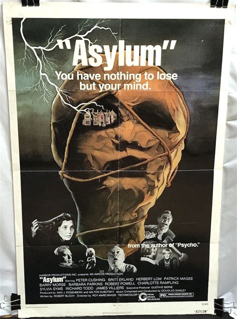 Asylum 1972 One Sheet Poster