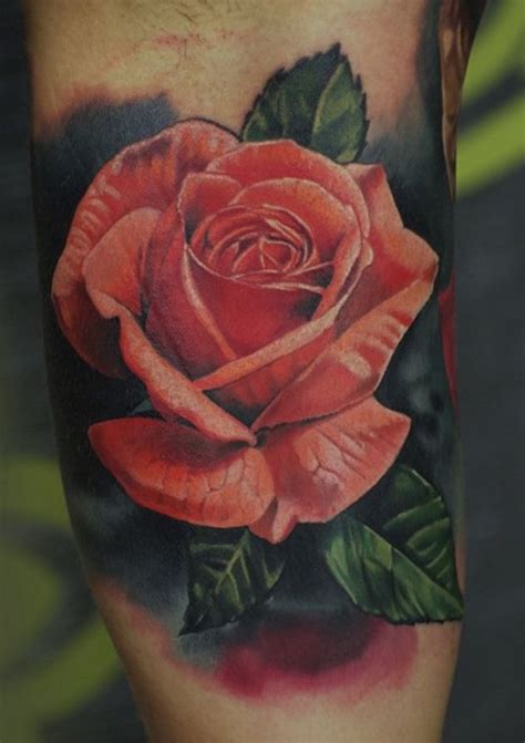 Pink Rose Tattoo Inkstylemag Pink Rose Tattoos Rose Tattoo Sleeve