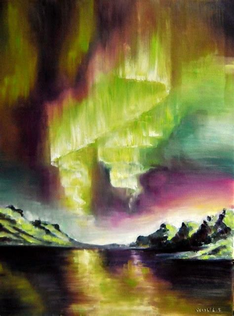 Aurora Borealis By ~veracauwenberghs On Deviantart ~ Oil