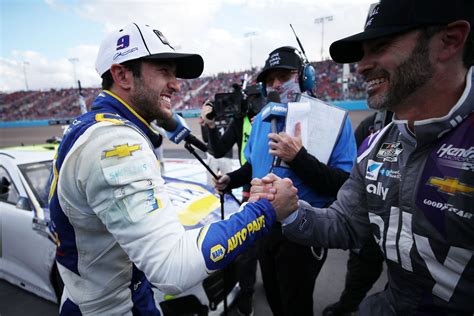 Chase Elliott Reflects On His First Nascar Win And Getting A Push From 7 Time Champion Jimmie