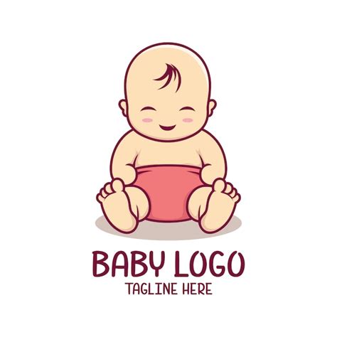 Baby Logo Template Vector Premium Download