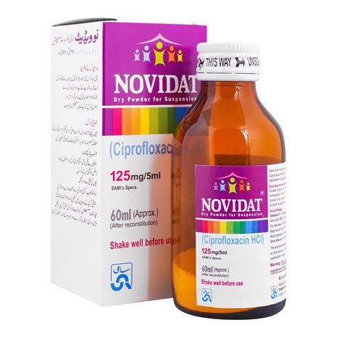 Buy Sami Pharmaceuticals Novidat Dry Powder For Suspension 125mg 5ml Online At Special Price In