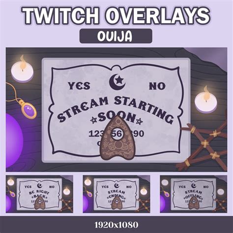 Horror Twitch Overlays Animated Stream Scenes For Horror Live Etsy