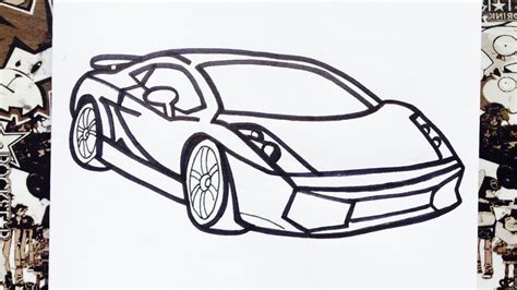 Como Dibujar Un Carro How To Draw Cars Como Desenhar Carros Youtube