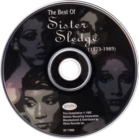 Carátula Cd De Sister Sledge The Best Of Sister Sledge 1973 1985