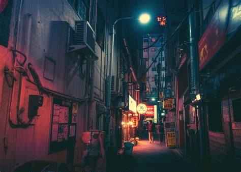Urban Japanese Alley Wallpapers Top Free Urban Japanese