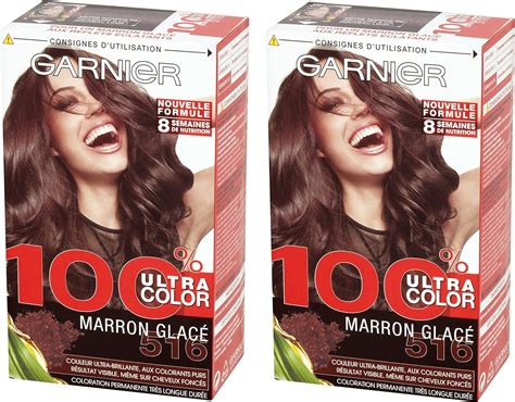 Garnier 100 Ultra Color Coloration permanente Châtain 516 Marron