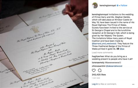 Create 1st birthday invitation card with your photo, name, piece of art or personalized invitation message/text. Be Inspired by the Invitation for the Royal Wedding - Inside Weddings