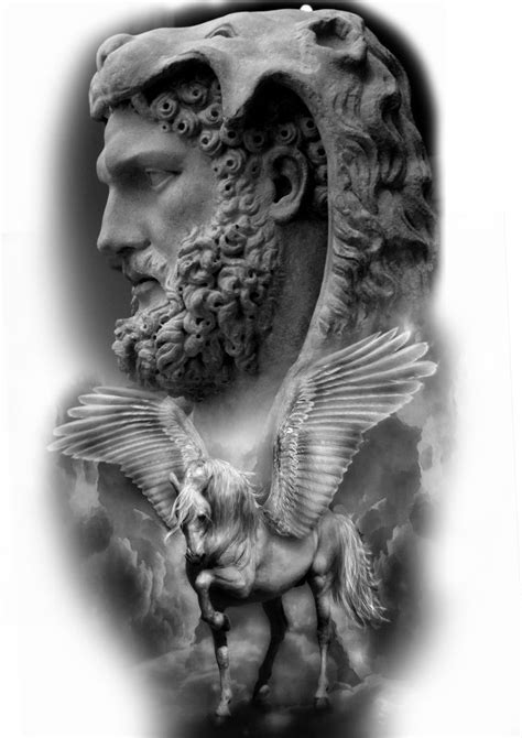 Greek God Tattoo God Tattoos Mythology Tattoos Greek Gods Black And