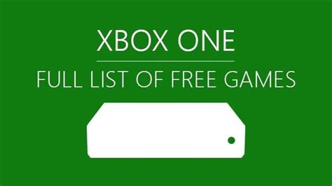 Full List Of Free Xbox One Games Everything You Can Play On Xbox One