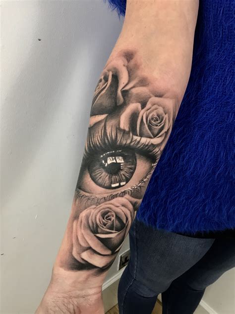 Eye And Rose Tattoo By Borislav Limited Availability At Salvation