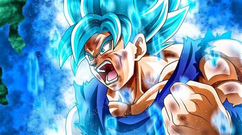 Goku dragon ball anime 4k. Goku Blue Dragon Ball Super Wallpaper | Anime dragon ball ...