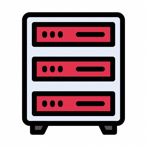 Database Hardware Mainframe Server Storage Icon Download On