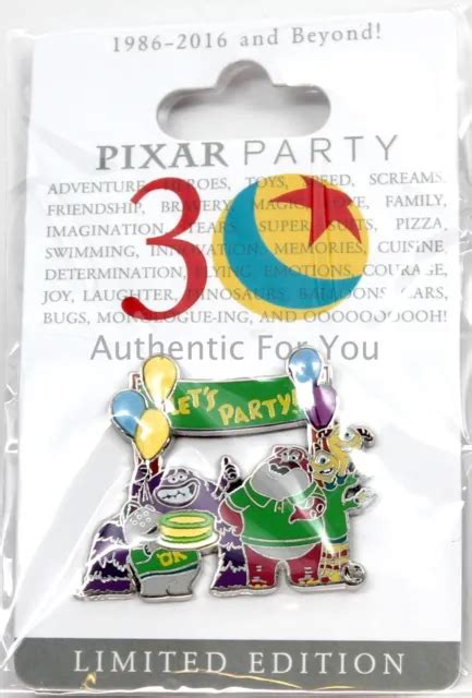 New 2016 Disney Pin Pixar Party Monsters University Welcome T Pin Le