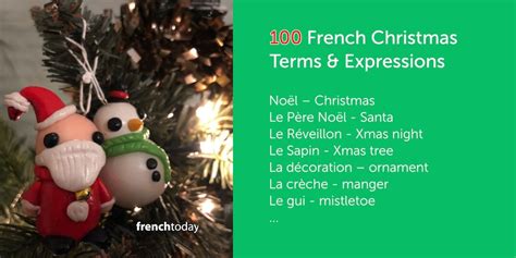 100 French Christmas Terms