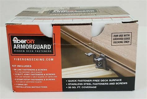 Fiberon Armorguard Hidden Deck Fasteners 844219008002 Ebay
