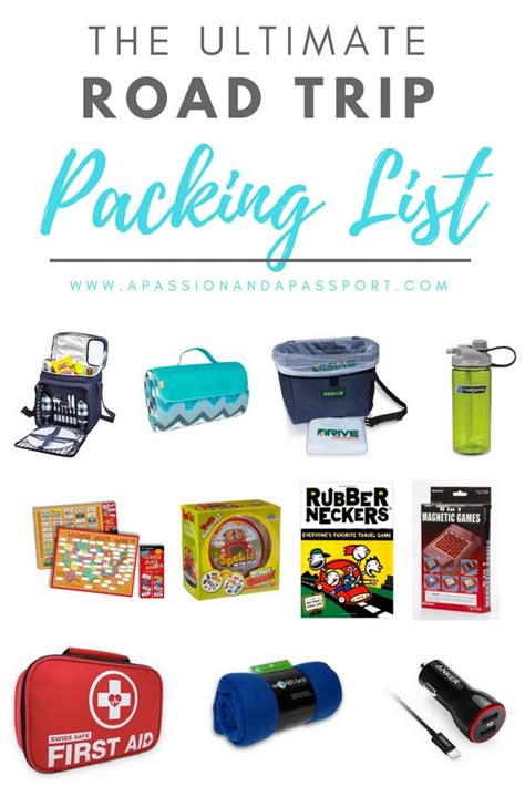 The Ultimate Cross Country Road Trip Packing List Road Trip Packing