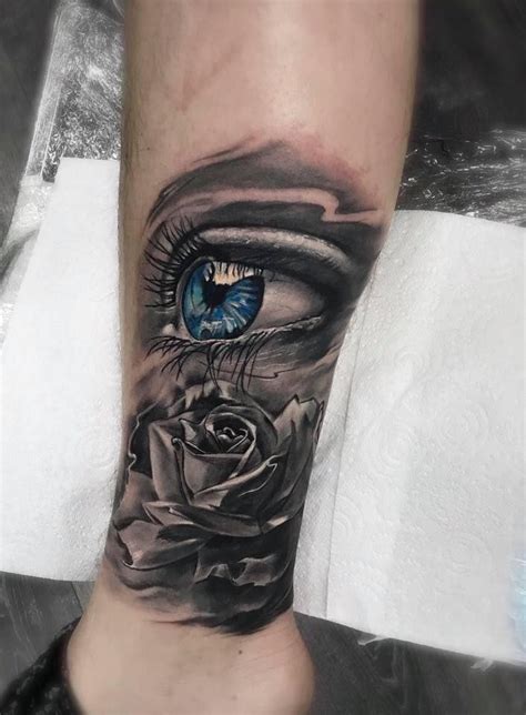 Eye And Rose Tattoo By Seb Limited Slots Available At Holy Grail